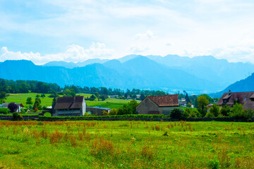 mountain village in the mountains