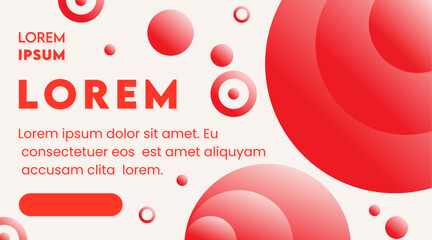 red web banner abstract background landing page