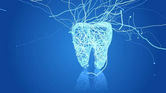 Tooth animating in and out