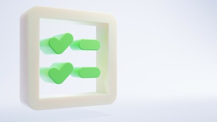 3D Checklist To Do List Icon