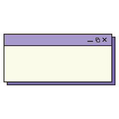 Obraz premium Window Tab Browser