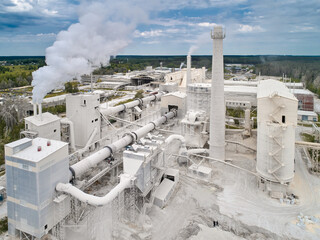 Furnace gas filtration units at silica manufacturing plant