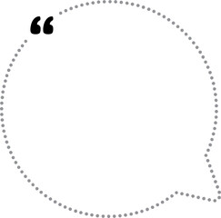 Quote Box Dotted Frame Template