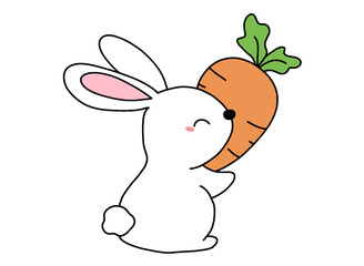 rabbit with carrot