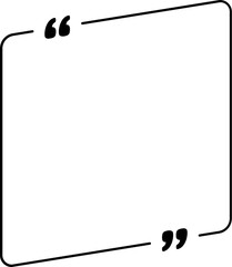 Quote Box Frame Template