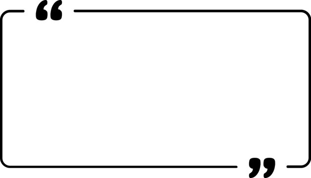 Quote Box Frame Template
