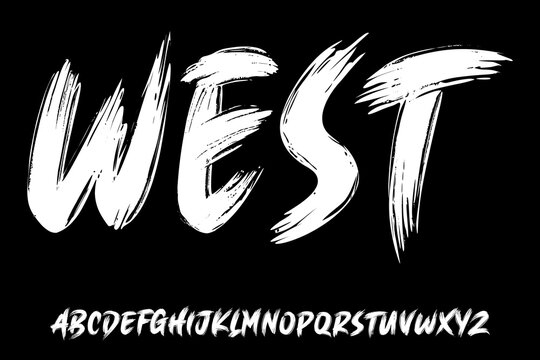 Ector the brush and elegant font glamour style.