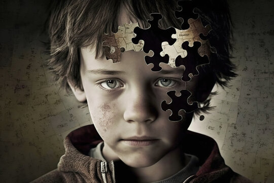 Asperger&rsquo;s syndrome is a contact and communication disorder and belongs to the autistic group. Fictional person. Generative AI