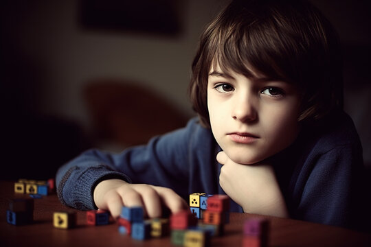 Asperger&rsquo;s syndrome is a contact and communication disorder and belongs to the autistic group. Fictional person. Generative AI