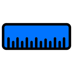 Ruler Icon represents precision, measurement, and alignment, symbolizing accuracy and control in various fields