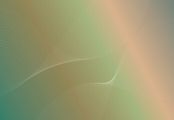 Rainbow old style abstract background with flowing particles. Digital future technology concept. 