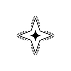 white star - star icon vector Icon Vector/star icon/star- vector icon.