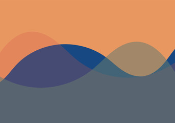 mountain curve with morning tone nature tourism theme with background for advertisement website template website template,cover landingpage label design vector eps.