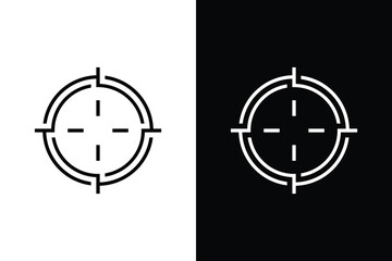 Weapon vector black and white concept. Very suitable in various business purposes also for icon, logo, symbol and many more.