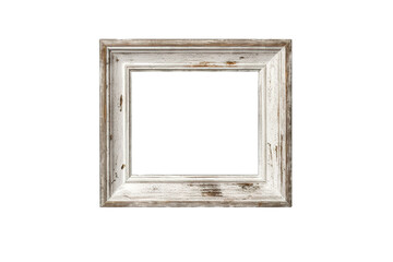 wooden frame isolated on white PNG