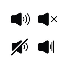 Speaker icon vector design trendy