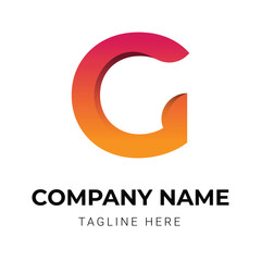 Modern letter logo design concept