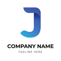 Modern letter logo design concept