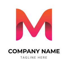 Modern letter logo design concept
