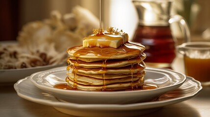 Cozy Aroma: Cinnamon Pancake Delight