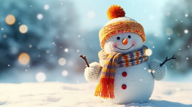 snowman with generative ai