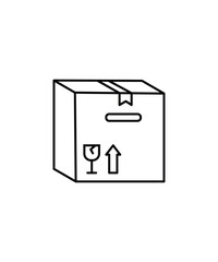 box icon, vector best line icon.