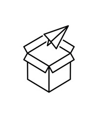 export icon, vector best line icon.