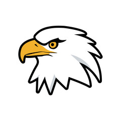 simple eagle minimalistic logo vector illustration template design