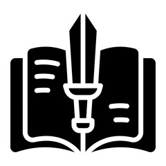 book Solid icon