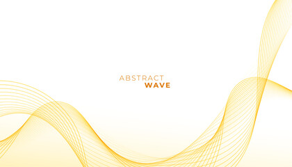 minimalistic and abstract yellow fluid motion background design - obrazy, fototapety, plakaty