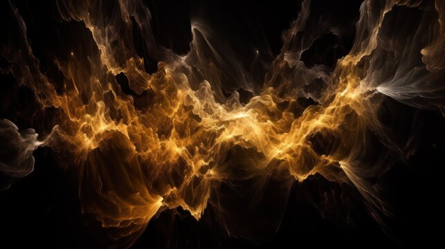 fire and smoke HD 8K wallpaper Stock Photographic Image