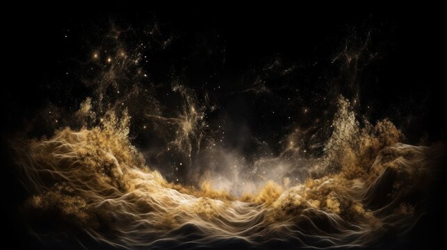 explosion of fire HD 8K wallpaper Stock Photographic Image