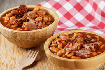 Bowl of Baked Beans also known as Pork & Beans