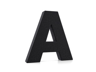 Plastic letter A