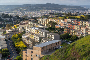 Fototapeta na wymiar San Francisco skyline panorama