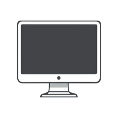 Wide screen desktop PC modern