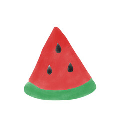 watermelon isolated on white background