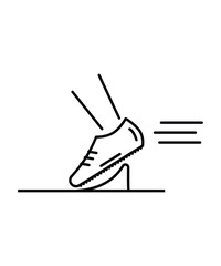 running icon, vector best line icon.