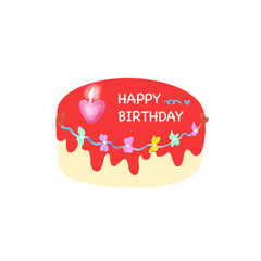 cake with strawberry