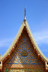 Architecture in Thai temples in the northern thailand