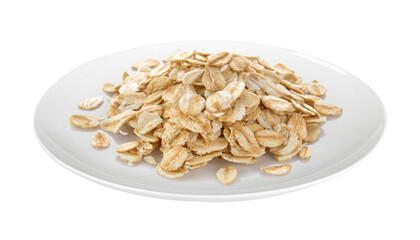 oats in a plate on transparent png