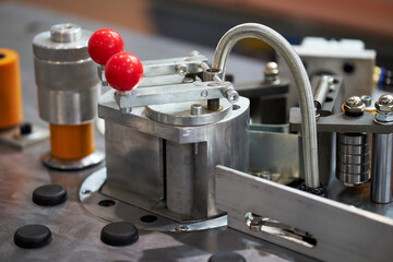 Machine for processing furniture panels.