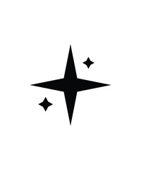 bright star icon, vector best flat icon.