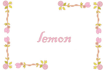 レモンフレーム～ピンク4～