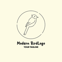 Modern bird logo