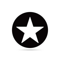 star icon vector on a white background