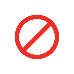 Obraz na płótnie Canvas Stop sign, stop icon - vector stop illustration. red warning symbol