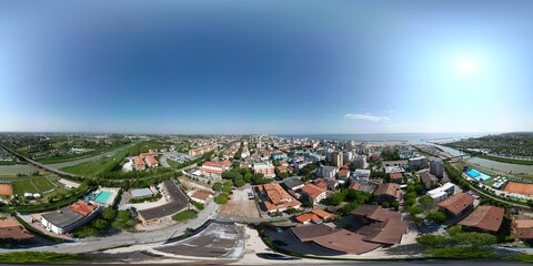 360 panorama of Gatteo a Mare ITALY