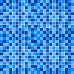 Fototapeta premium Random tile background, Mosaic tile background, Tile background, Seamless pattern, Mosaic seamless pattern, Mosaic tiles texture or background. Bathroom wall tiles, swimming pool tiles with beautiful 