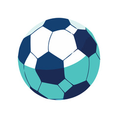 Soccer ball symbolizes success in competitive sport